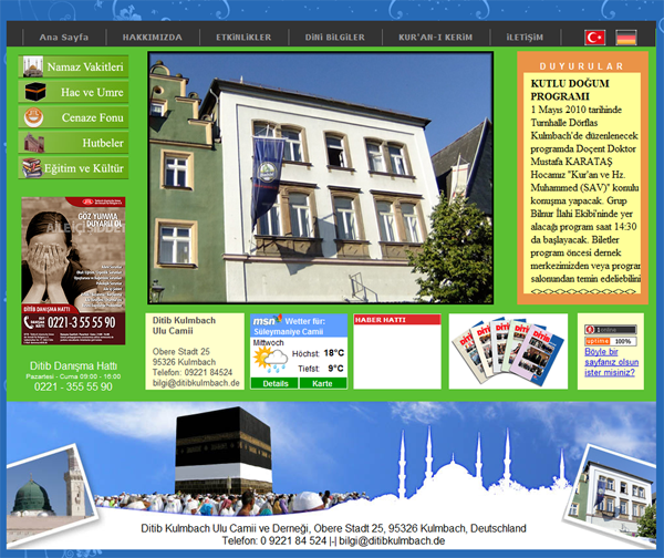 Ditib Cami Web Sayfası